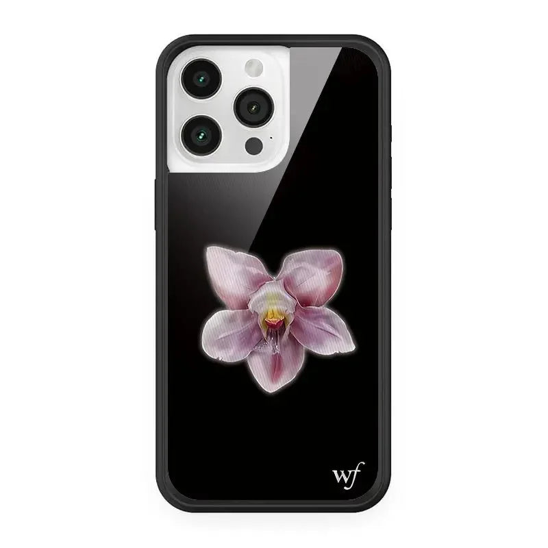 Wildflower Orchid White Flower Phone Case For iPhone