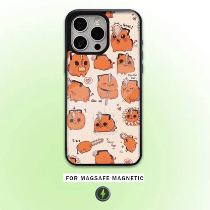 Kawaii Pochita Cartoon Phone Case For iPhone