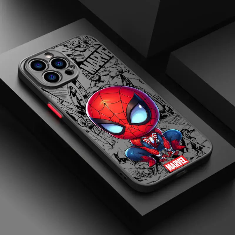 Marvel Venom Spider Man Cartoon Phone Case For iPhone