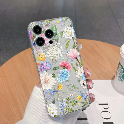 Colorfu Flowers Bloom Painted Phone Case