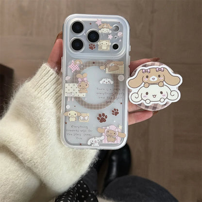 Kawaii Bunny Puppy Magnetic Phone Case