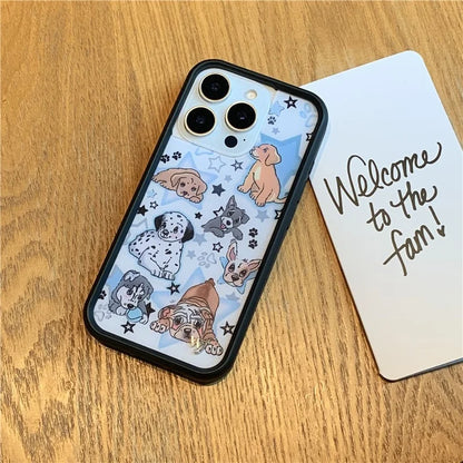 Wildflower Cartoon Cat Phone Case For iPhone