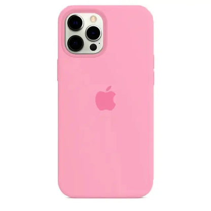 Premium Original Silicone iPhone Case With Logo – Soft Touch Cover