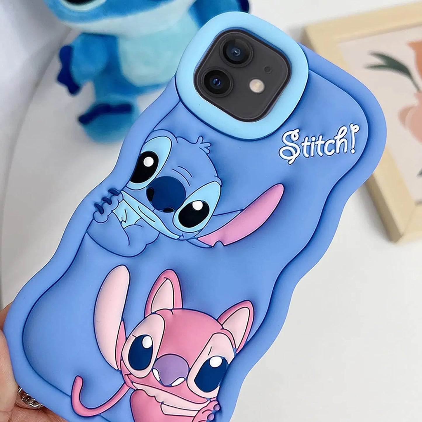 Soft Silicone Wave Stitch Protective iPhone Case