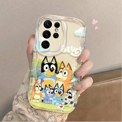 Blueys Cartoon Clear Soft Phone Case For iPhone