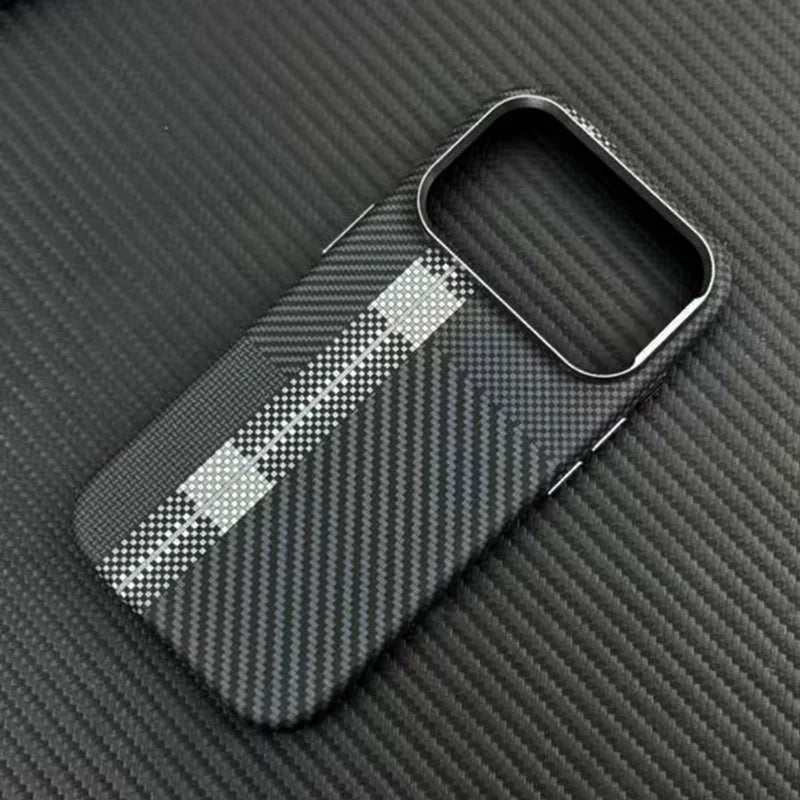 Luxury Carbon Fiber MagSafe Armor Case For iPhone