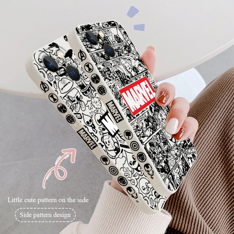 Marvel Superhero Cartoon For Apple iPhone