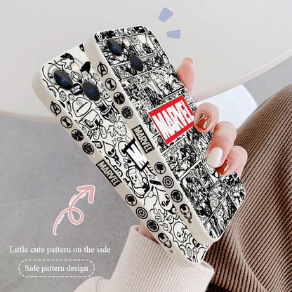 Marvel Superhero Cartoon For Apple iPhone
