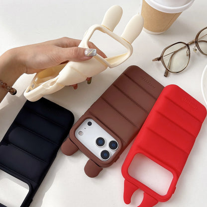 Love Heart Wing Soft Silicone Case For iPhone