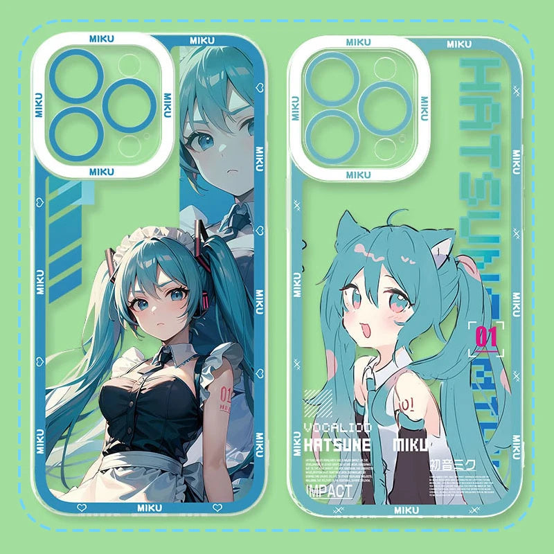 Kawaii Hatsune Miku iPhone Case