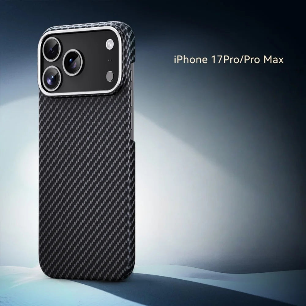 Slim Kevlar Carbon Fiber Anti-Fingergrint Case For iPhone