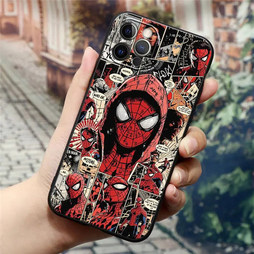 Spiderman Marvel Phone Case For iPhone