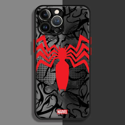 Marvel Iron Man Spiderman Back Phone Cover Case For iPhone