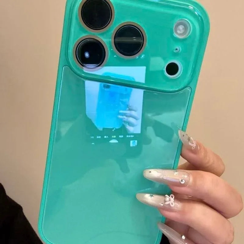 Luxury Camera Protection Phone Case For iPhone Tempered Glass Shockproof Hard Back Cover
