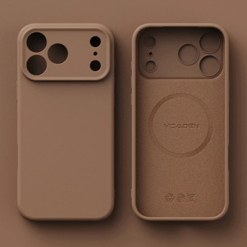 Original Liquid Silicone MagSafe Phone Case With Wireless Charging