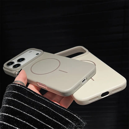 Luxury Solid Colors Magnetic Phone Case For iPhone Air