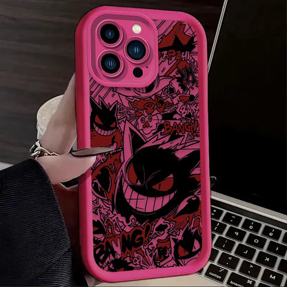 Pokemon Gengar Graffiti Phone Case For iPhone
