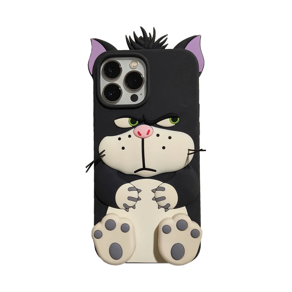 Lucifer Cat Cinderella Stretching Phone Case