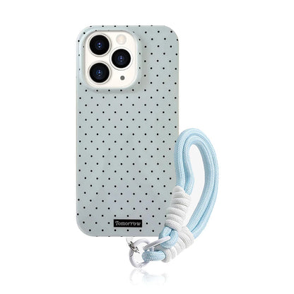 INS Polka Dot Small Fresh Mobile Phone Case For iPhone Shockproof Cover For iPhone