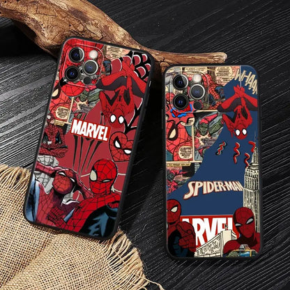 Marvel Spiderman Comic Case For iPhone
