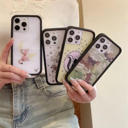 Wildflower 3D Kittens Camo Fox Phone Case For iPhone
