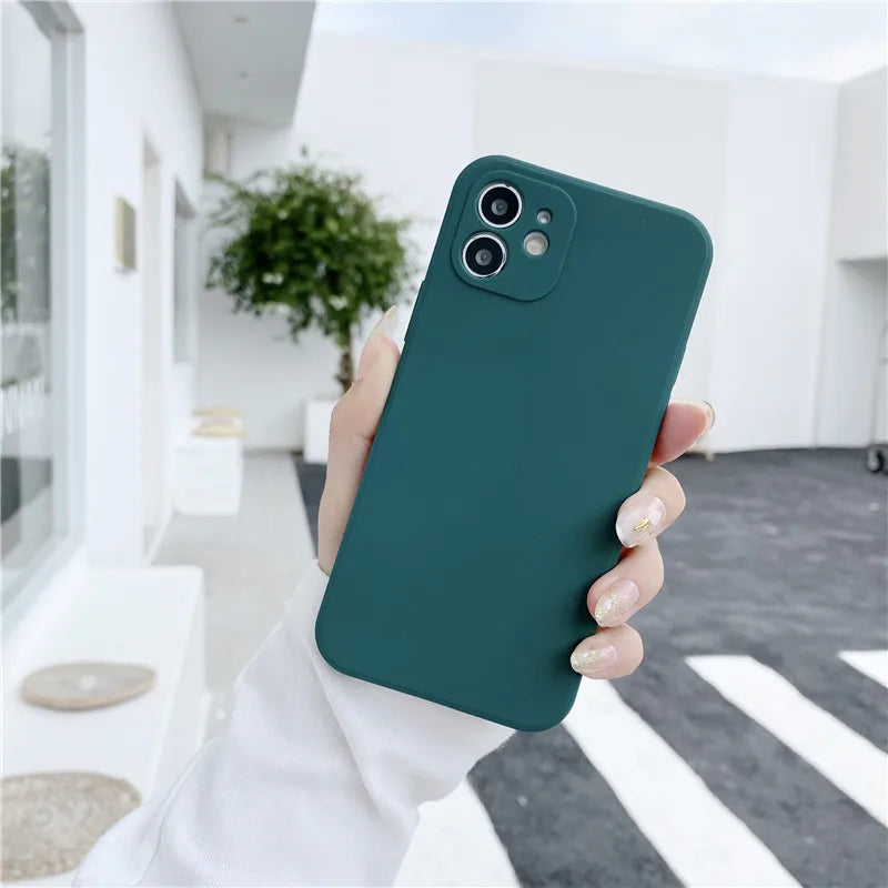Ultra Thin Shockproof Silicone Phone Case For iPhone