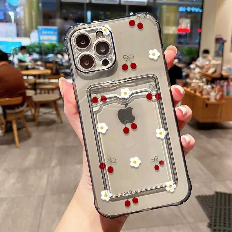 Cute Smile Transparent Phone Case For iPhone