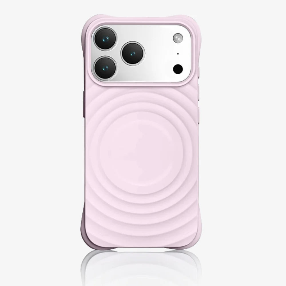 Shockproof Water Ripple Magnet Case For iPhone