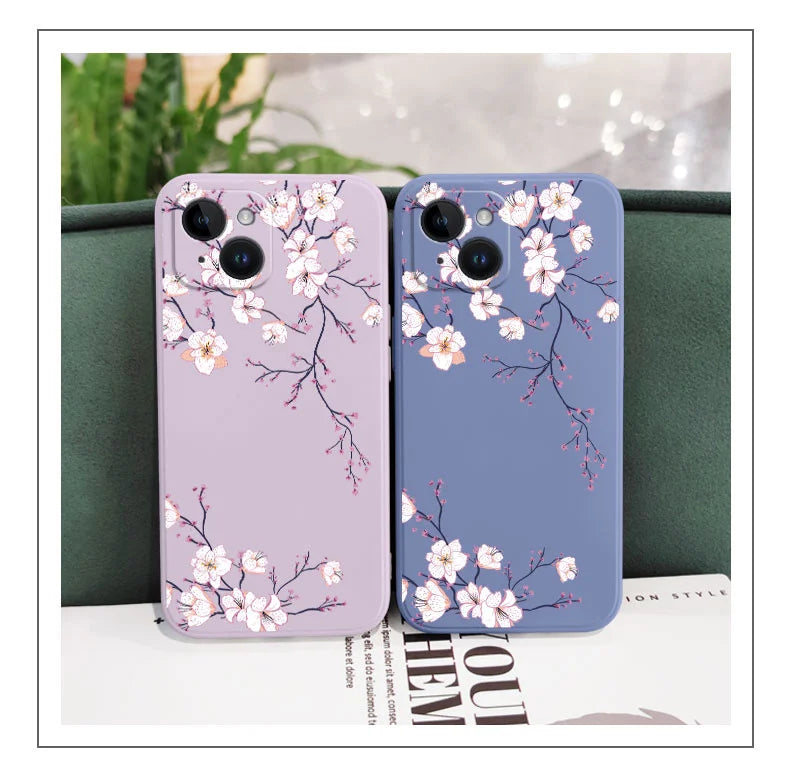 Plum Blossom Phone Case For iPhone
