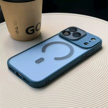 Original Matte Translucent Lens Protect Magsafe Phone Case For iPhone