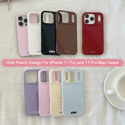 INS Polka Dot Small Fresh Mobile Phone Case For iPhone Shockproof Cover For iPhone