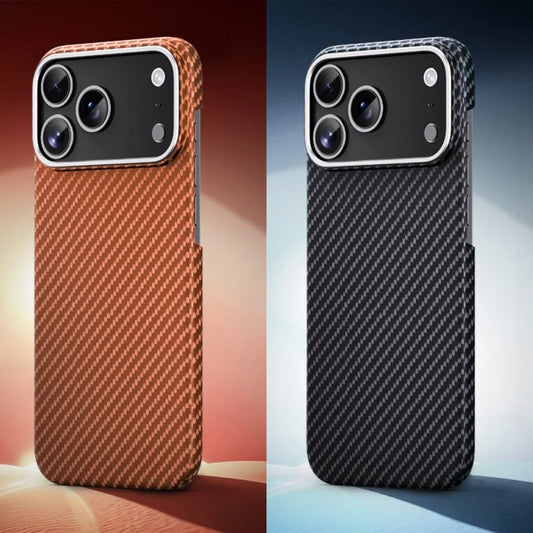 Slim Kevlar Carbon Fiber Anti-Fingergrint Case For iPhone