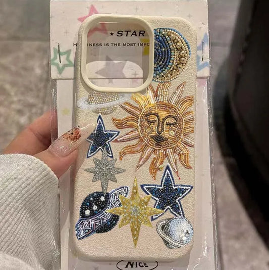 Luxury Lichee Space Mosaic iPhone Case