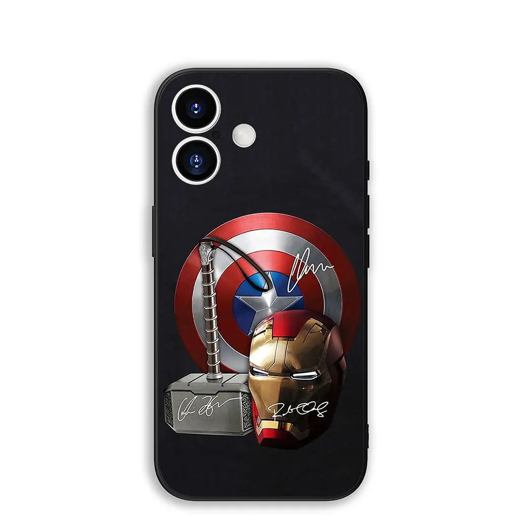 Casing For Apple iPhone Captain Marvel America Shield