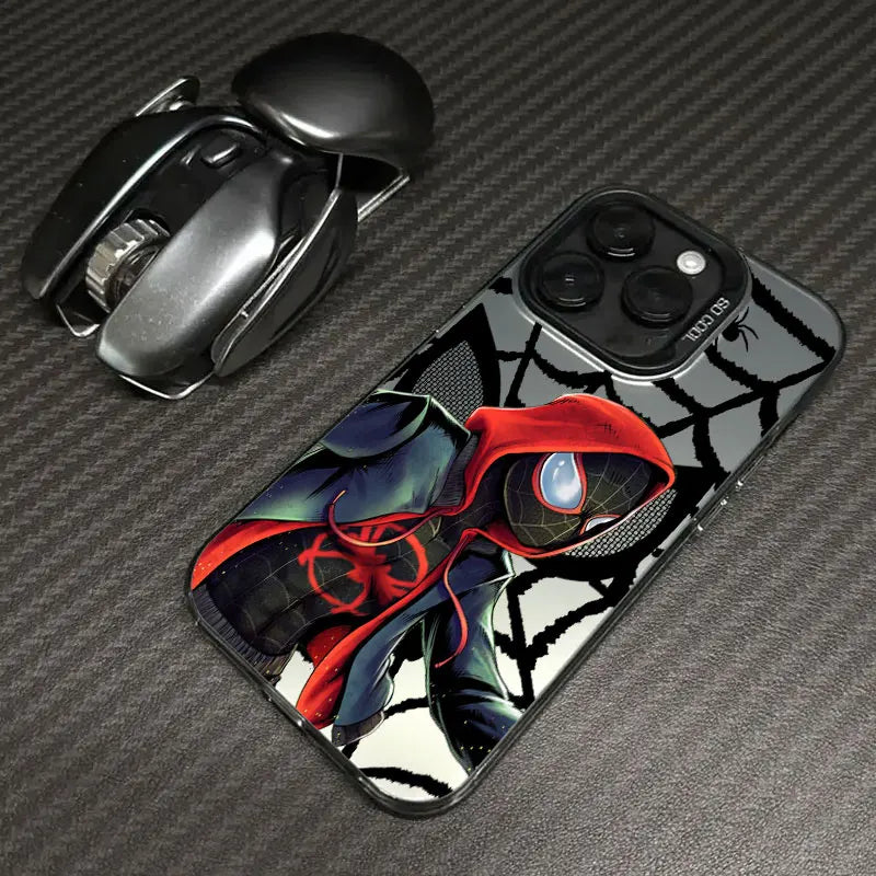 Spider Man Miles Morales Spider Gwen Marvel Phone Case For iPhone
