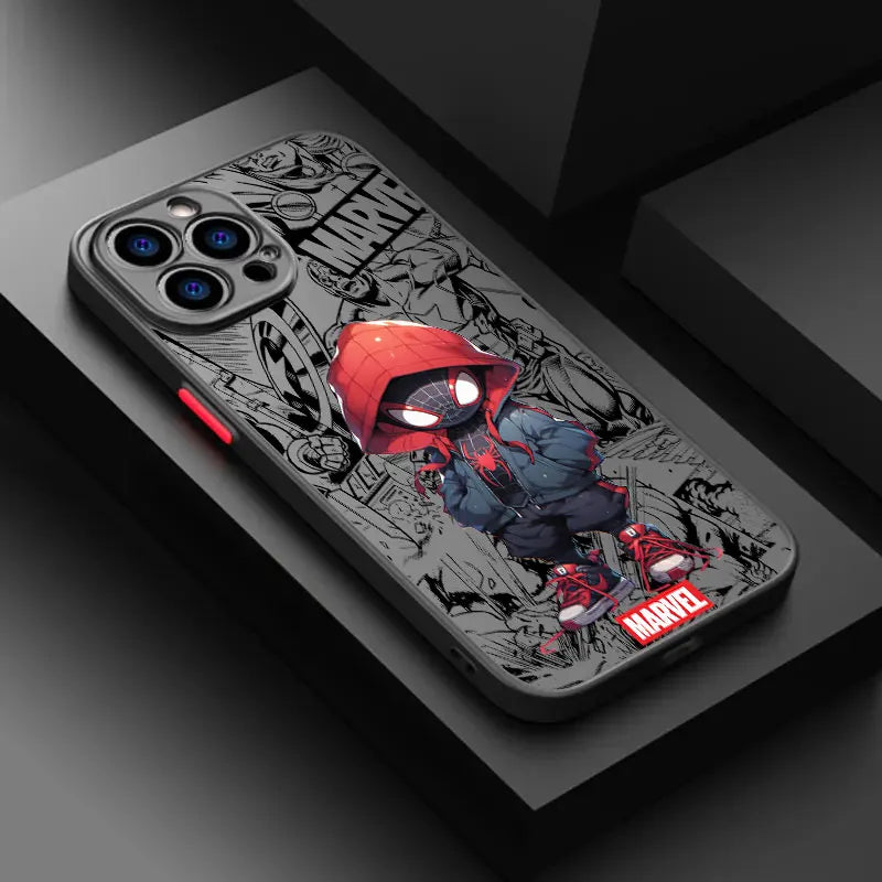 Marvel Venom Spider Man Cartoon Phone Case For iPhone