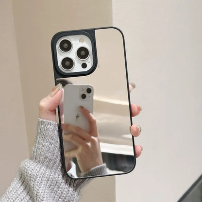 Luxury Makeup Mirror Phone Case For iPhone – MagSafe Compatible Hard Cover