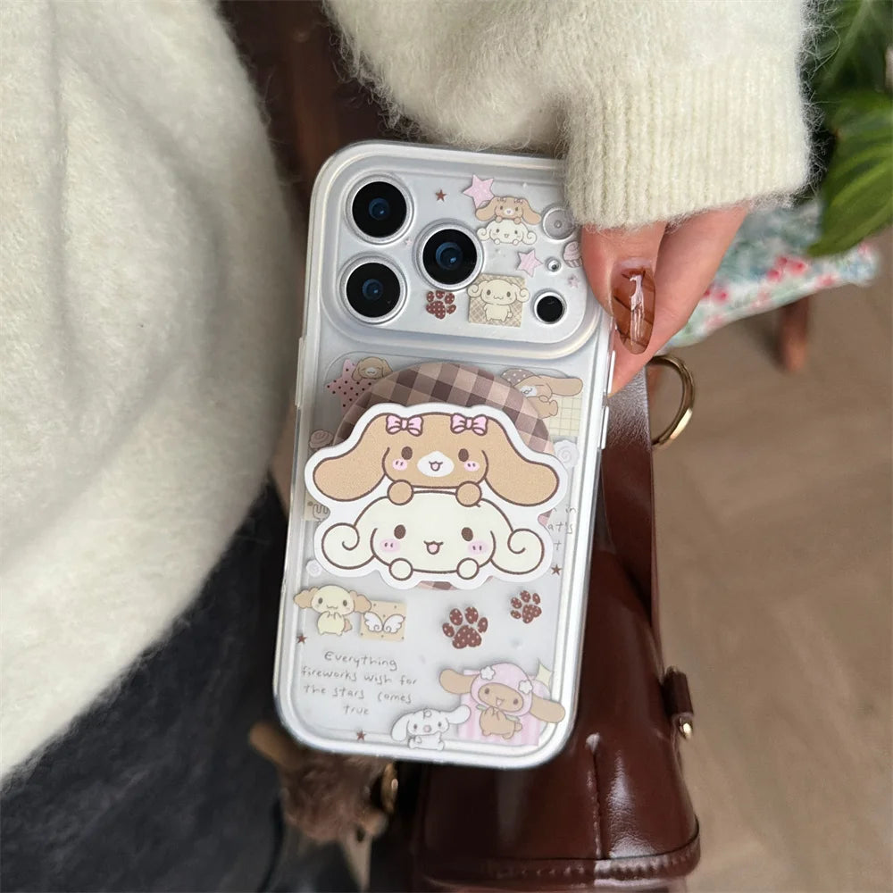 Kawaii Bunny Puppy Magnetic Phone Case