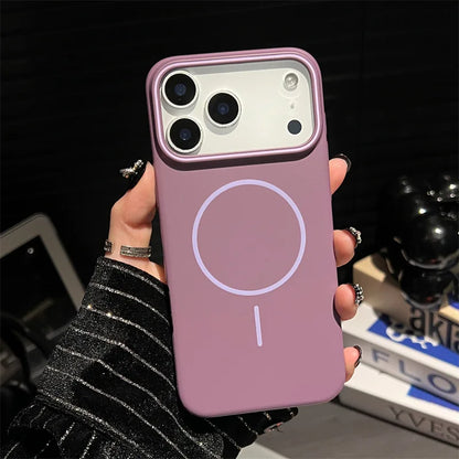 Luxury Solid Colors Magnetic Phone Case For iPhone Air