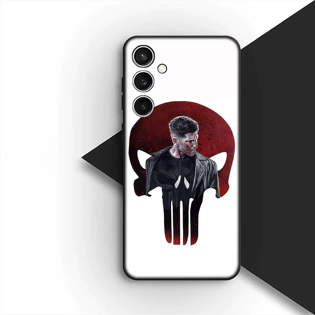 Cover For Apple iPhone The Punisher Marvel Skull