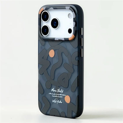 Graffiti Pattern MagSafe Magnetic Matte Shockproof iPhone Case