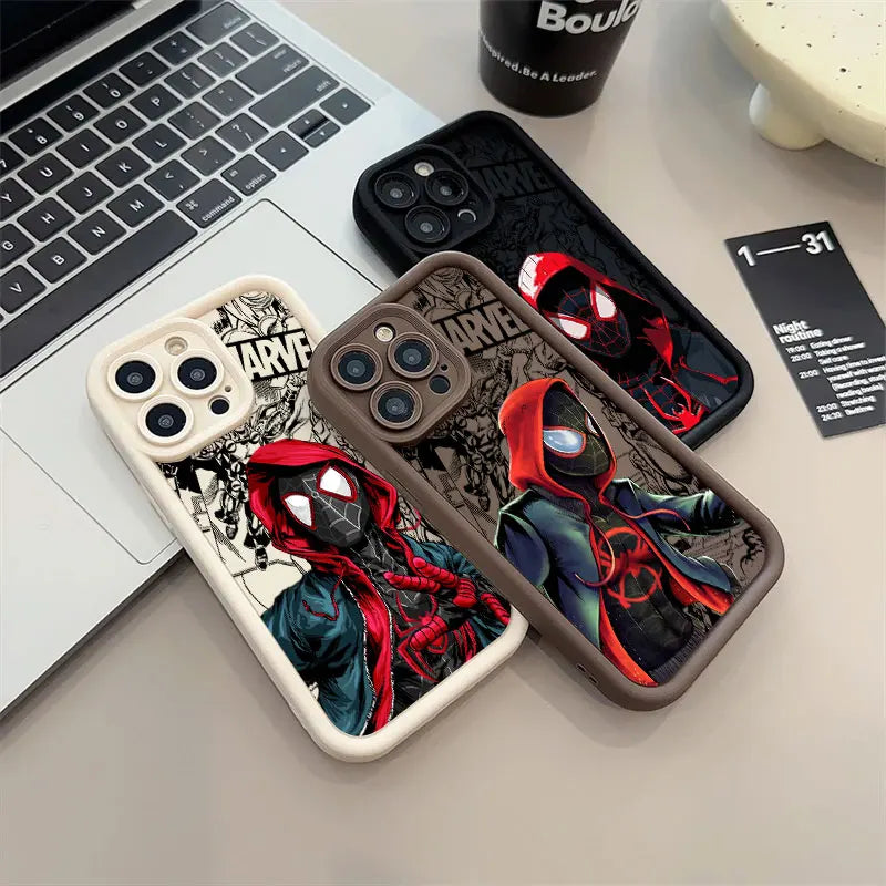 Spider Man Miles Morales Case For Apple iPhone