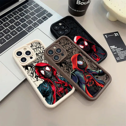 Spider Man Miles Morales Case For Apple iPhone