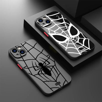Marvel Hero Spider Man Funda Back Phone Cover Case For iPhone