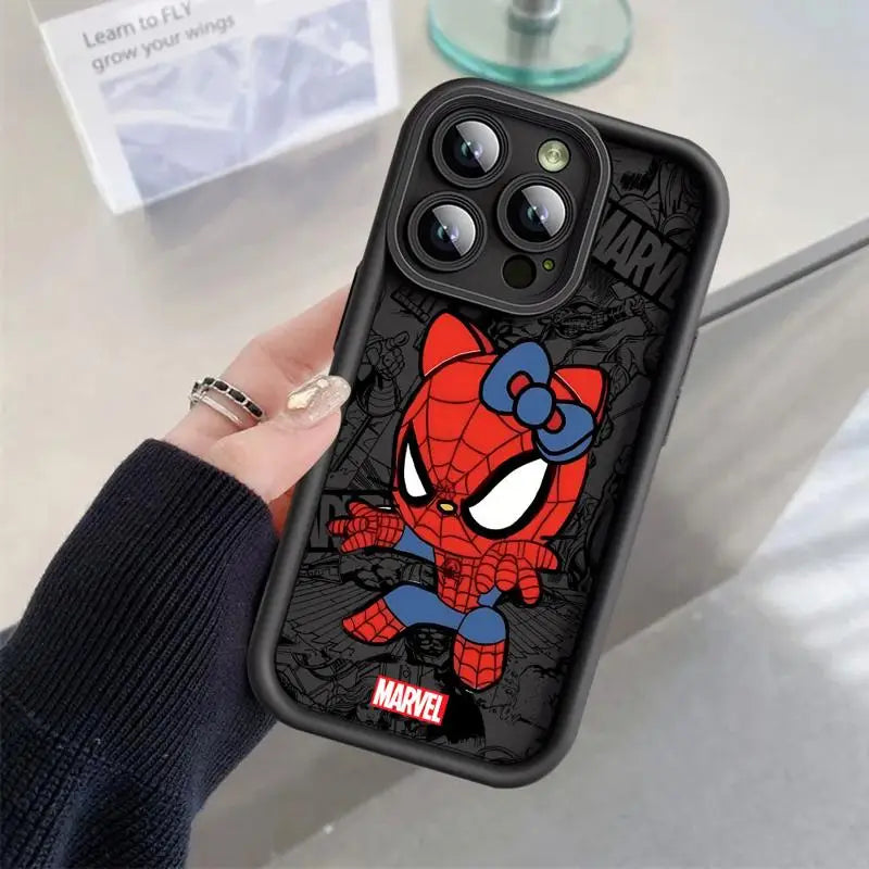 Marvel Spiderman Hello Kitty Phone Case