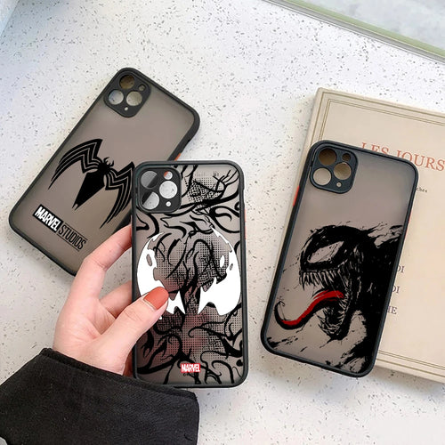 Marvel Venom Logo Translucent Case For iPhone