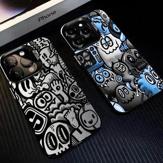 Super Cool Black Graffiti Phone Case