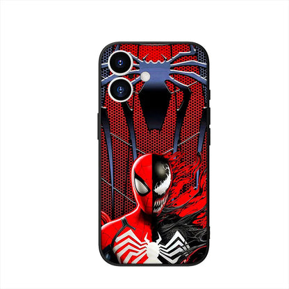 Sticker Marvel Spiderman Cover Phone Case For Apple iPhone