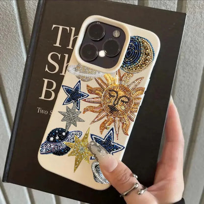 Luxury Lichee Space Mosaic iPhone Case