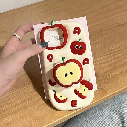 Apple Stand Silicone Phone Case